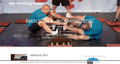 Desktop Screenshot of maswrestling.pl